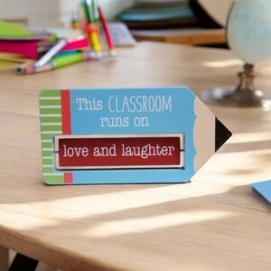 Classroom Decor Pencil-Shaped Tabletop Classroom Decor‎ 7.87' x 3.93'in.